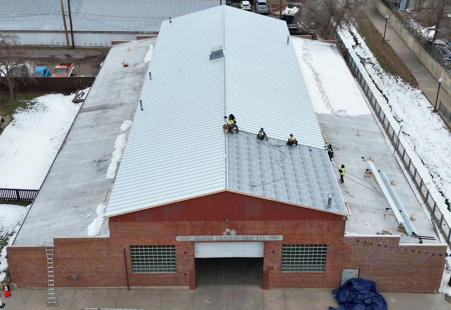 Commercial Fire Damage Roof Repair in New Haven, CT